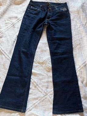 South Pole Dark Blue Flare Jeans for Women